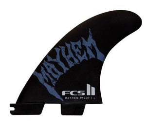 FCS II Mayhem Pivot PC Carbon LG Surfboard Fins - Rider Shack