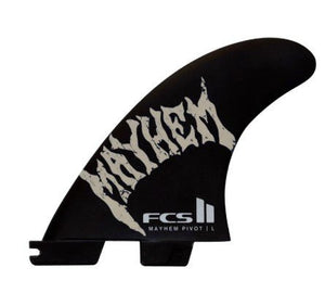 FCS II Mayhem Pivot PC Carbon Medium Surfboard Fins - Rider Shack