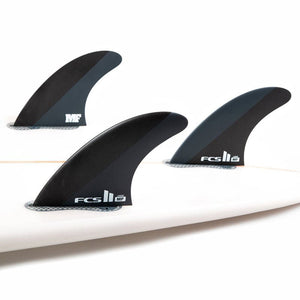 FCS II MF Neo Carbon Large Thruster Surfboard Fins - Rider Shack