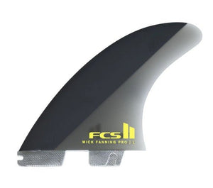 FCS II MF PG Acid/Black Large Thruster Fins - Rider Shack