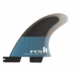 FCS II Performer PC Medium Quad Rear Tranquil Blue Surfboard Fins - Rider Shack
