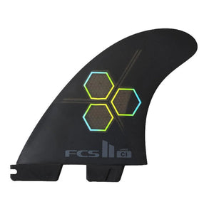 FCS II Reactor CI Upright Medium Thruster Surfboard Fins - Rider Shack