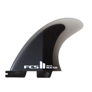 FCS II Reactor PC Large Thruster Surfboard Fin Set - Rider Shack