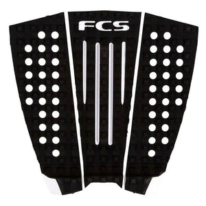 FCS Julian Wilson Black/White Surfboard Traction Pad - Rider Shack
