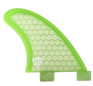 FCS MR-TFX PC Carbon Twin Fin with Trailer Surfboard Fin Set - Rider Shack