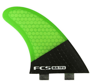 FCS MR-TFX PC Carbon Twin Fin with Trailer Surfboard Fin Set - Rider Shack