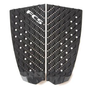 FCS T-2 Surfboard Traction Pad Black/Charcoal - Rider Shack