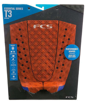 FCS T-3 Surfboard Traction Pad - Rider Shack