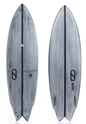 Firewire 5'7 Great White Twin Surfboard - Rider Shack