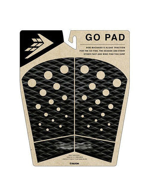 Firewire Machado Go Pad Black 4 Piece Surfboard Traction - Rider Shack