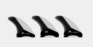Firewire Velox Medium Thruster Single Tab Surfboard Fin Set - Rider Shack
