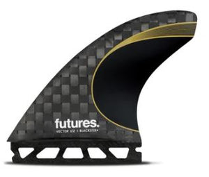 Futures Blackstix Vector 3/2 GOLD Medium Fin Set - Rider Shack