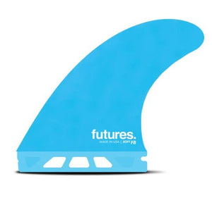 Futures F8 Soft Blue Thruster Surfboard Fin Set - Rider Shack