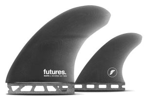 Futures Rasta Reverse 3 2 Twin+1 Surfboard Fin Set - Rider Shack