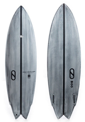 Great White Twin 6'0 IB Volcanic Shortboard - Rider Shack