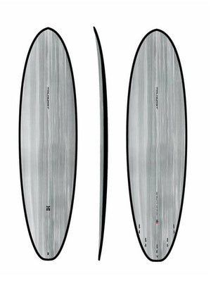 Harley Ingleby 6'6 Moe Mini Gray Carbon (Black) Surfboard - Rider Shack