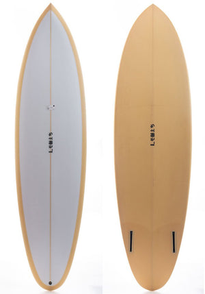 Lewis 6'6 RD Mini Mid Future Twin Surfboard - Rider Shack