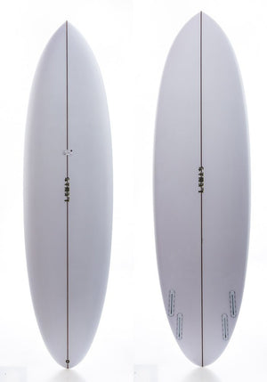 Lewis 6'7 Jefe Mid Length Futures Quad Surfboard - Rider Shack