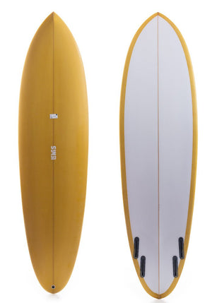 Lewis 6'9 GO Mid Length Quad Surfboard - Rider Shack