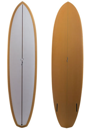 Lewis 7'1 DT Diamond Tracker Twin Mid Length Surfboard - Rider Shack