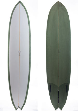 Lewis 7'11 Kayo Mid Surfboard - Rider Shack
