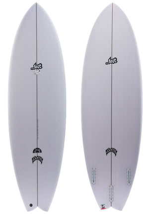 Lost 5'11 Round Nose Fish 1996 Surfboard w Futures - Rider Shack