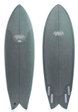 Lost 5'11 Round Nose Fish Retro Revamp23 Surfboard w/Futures Boxes - Rider Shack