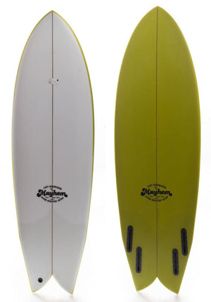 Lost 5'4 Round Nose Fish Retro Surfboard - Rider Shack