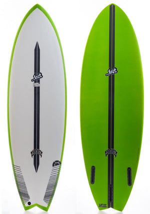 Lost 5'7 Round Nose Fish 1996 Light Speed Surfboard - Rider Shack