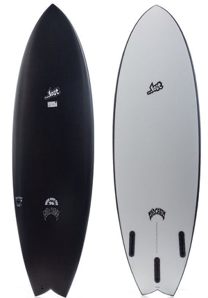 Lost 5'8 Round Nose Fish 1996 Black Sheep Surfboard - Rider Shack
