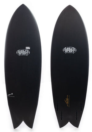 Lost 5'8 Round Nose Fish Retro Double Dart Surfboard - Rider Shack