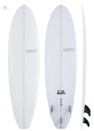 Modern 7'6 Falcon Clear Surfboard - Rider Shack