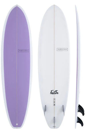 Modern 7'6 Falcon Lavender Surfboard - Rider Shack
