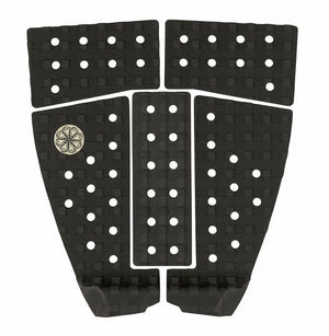 Octopus Ian Crane Black 5 Piece Surfboard Traction Pad - Rider Shack