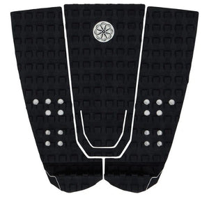 Octopus Scramble III Black/Cream 3 Piece Surfboard Traction Pad - Rider Shack