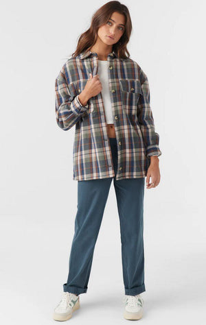 O'neill Chance High Pile Lined Flannel Jacket - Rider Shack