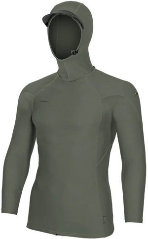 O'Neill Hyperfreak O'Zone L/S Mens Rashguard with Hood - Rider Shack