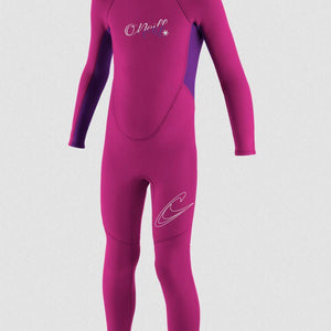 O'neill Toddler Girls Reactor-2 2mm Back Zip Spring Suit - Rider Shack