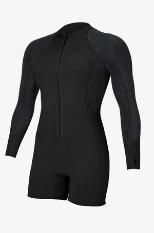 O'Neill Wmns Hyperfreak 2mm L/S Front Zip Springsuit - Rider Shack