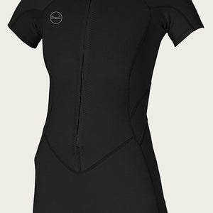 O'Neill Womens Bahia Chest Zip S/S 2/1mm Springsuit - Rider Shack