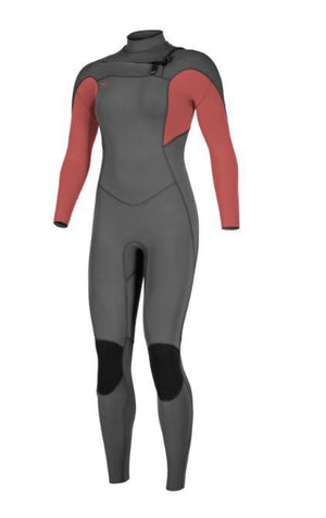 O'Neill Women's Ninja 4/3mm Chest Zip Wetsuit - Rider Shack