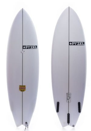 Pyzel 5'10 5'10 Tiger Twin Shortboard Surfboard - Rider Shack