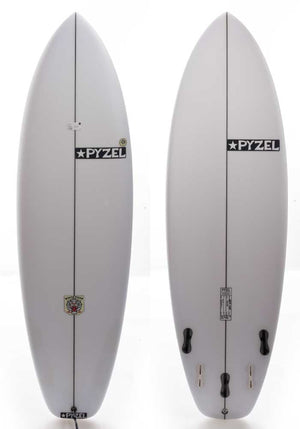 Pyzel 5'10 White Tiger Shortboard Surfboard - Rider Shack