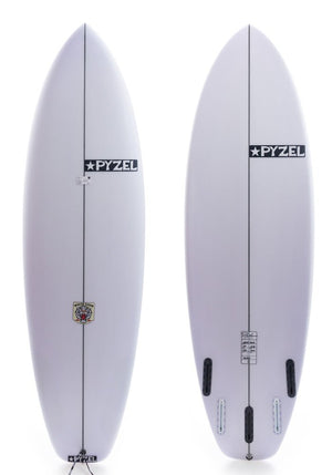 Pyzel 5'10 White Tiger Shortboard Surfboard Future Fin - Rider Shack