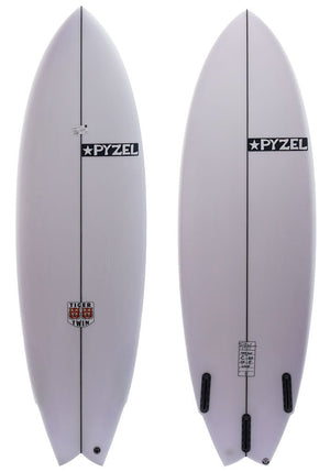 Pyzel 5'8 Tiger Twin Shortboard Surfboard - Rider Shack