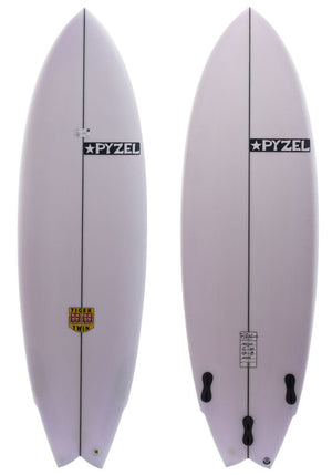 Pyzel 5'8 Tiger Twin Shortboard Surfboard - Rider Shack