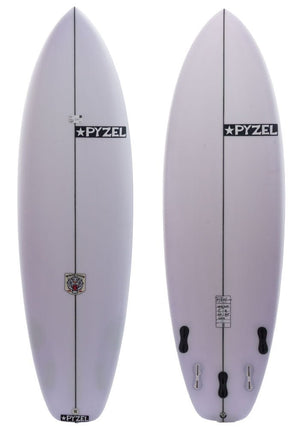 Pyzel 5'8 White Tiger Shortboard Surfboard - Rider Shack