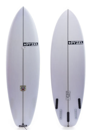Pyzel 5'9 White Tiger Shortboard Surfboard - Rider Shack