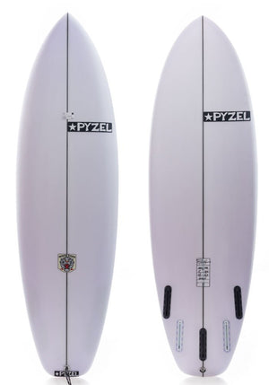 Pyzel 5'9 White Tiger Shortboard Surfboard w/Futures - Rider Shack