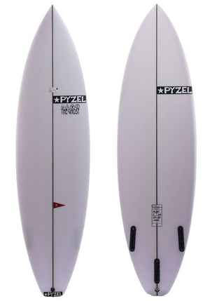 Pyzel 6'0 Ghost Squash Tail Short board with Futures Fins - Rider Shack